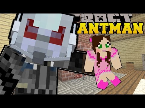 Minecraft: ANTMAN (SHRINK AND GROW YOURSELF & ANY MOBS!) Mod Showcase