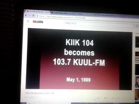 K-U-U-L-FM 103.7 (now 101.3) Davenport, Iowa (now East Moline, Illinois) 1989 Radio Station Ident