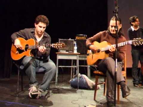 Andres Pellican (guitarra) zapando con Bangar Manouche