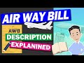 Explained about Cost on Air Waybill! What's Rate/Charge/Class, As Arranged?