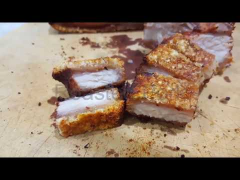 脆皮烧肉制作食谱 Chinese Roasted Pork Belly Recipe