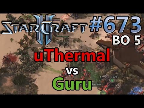 uThermal (T) vs Guru (Z) | BO5 Part 2 | HSC XVI | Starcraft 2: Replay-Cast #673 [German]
