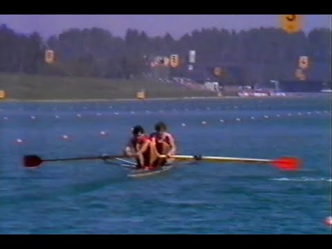 Легендарные гонки. Чемпионат мира 1981г.  Финал А (2-) Николай и Юрий Пименовы СССР. 1 место 