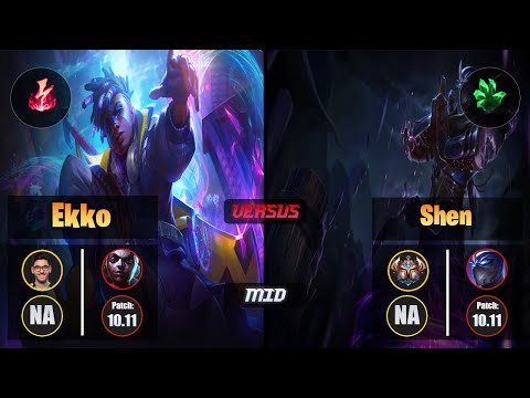Nisqy EKKO (Mid) [Electrocute] VS SHEN - Challenger NA Patch 10.11