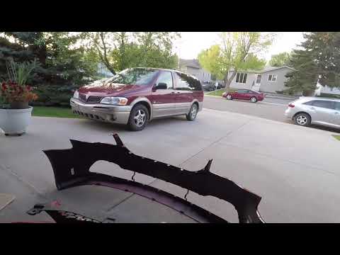 Dodge Grand Caravan Front Bumper Replacement part 1 of 2