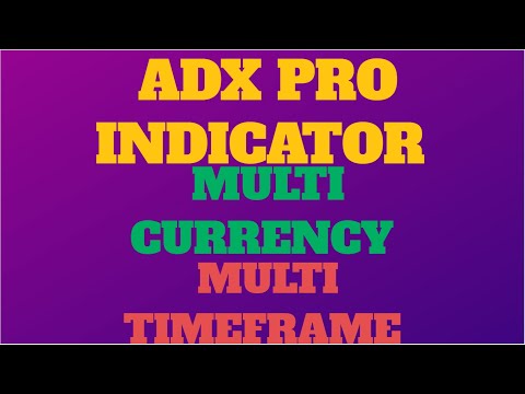 Video ADX Pro Multi TimeFrame And MultiCurrency