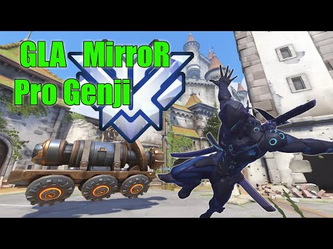 MirroR Pro Genji Gameplay - TOP 500 Overwatch Season 20