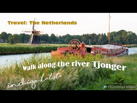 Walking along Tjonger FRIESLAND  - The Netherlands - V#056