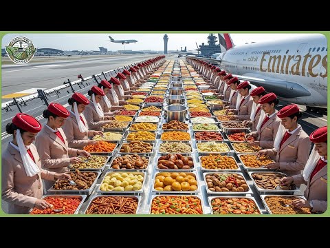 Inside Amazing Airline Food Processing - How Millions of Meals Are Made Every Day