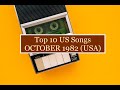 Top 10 US Songs OCT 82 Olivia John Cougar Men At Work Chicago Cocker Warnes Michael McDonald