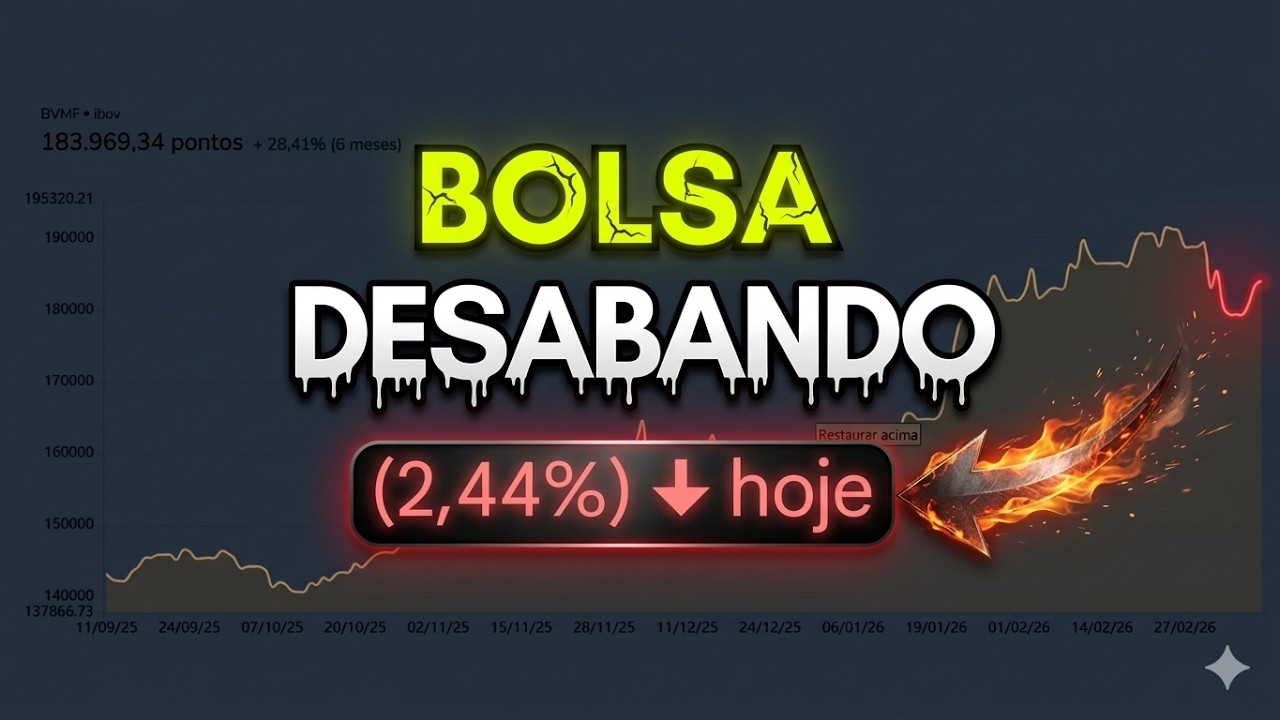 Hora de Comprar? Bolsa Desabando, O que Fazer?