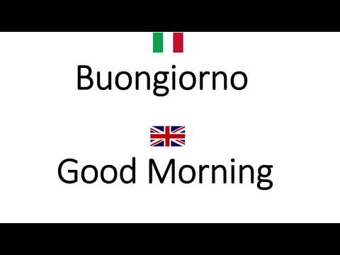 Italian language lessons for beginners - How to greet - How to say Hello - Come salutare in Italiano
