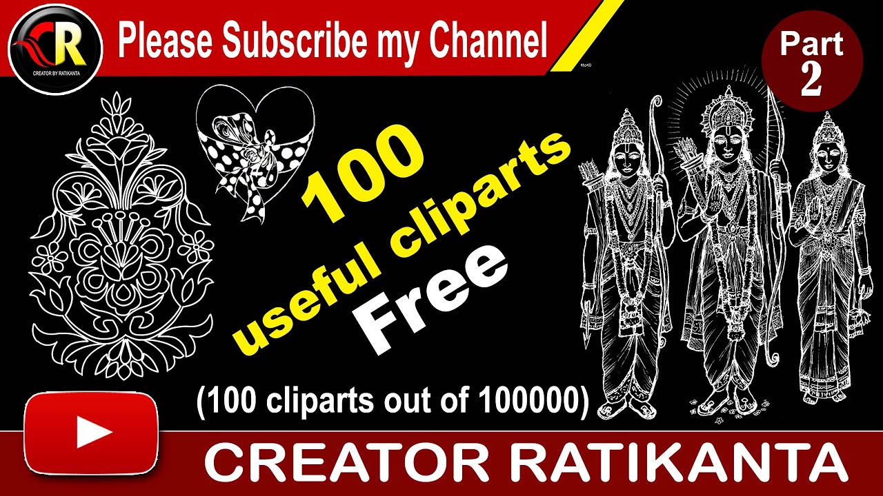 100 free cliparts - Free Clipart -out of 100000 cliparts - CreatorRatikanta - 100 free tiff cliparts