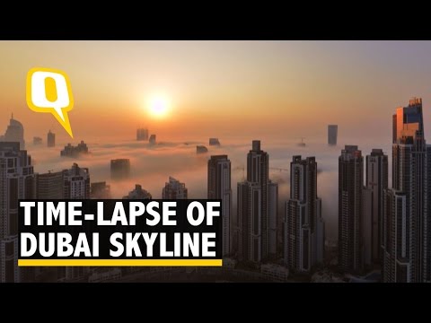 Time-lapse Video Shows Dubai’s Skyscrapers Enveloped by Fog
