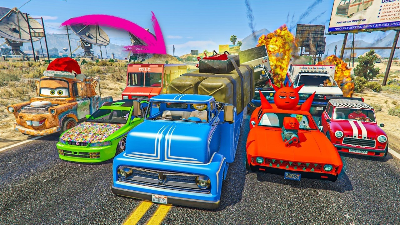 EL ÚLTIMO EXPLOTA CON COCHES ALEATORIOS! HOLAAA!! - GTA 5 ONLINE