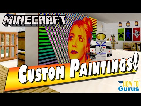 HTG George - How You Can Add Custom Paintings into Minecraft Painting Texture Pack  - Minecraft Java Edition