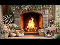 Easter Fireplace Ambience Easter Wallpaper Easter Party Background Easter Bunny Easter Eggs