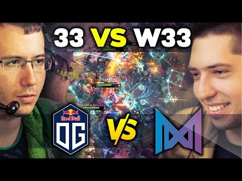 NEW OG ROSTER vs TEAM NIGMA - 33 vs w33 - ESL Los Angeles 2020 Dota 2