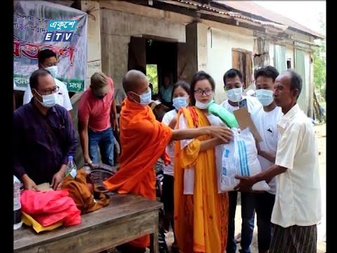 অগ্নিকান্ডে ক্ষতিগ্রস্তদের ত্রাণ সহায়তা দিল চট্টগ্রাম মার্মা যুব সংঘ