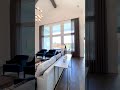 Open Floorplan Living Room with Vaulted Ceiling, and Kitchen with Dark Cabinets - Model Home Tour