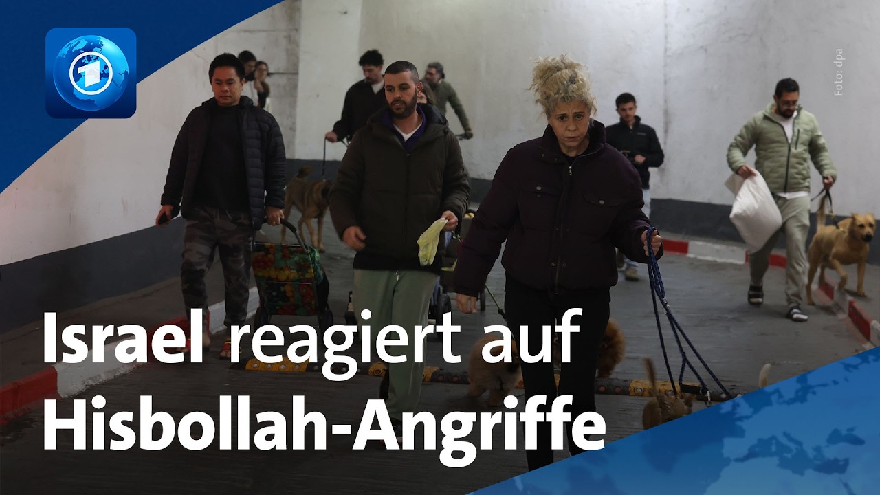 Krieg in Nahost: Israel reagiert auf Hisbollah-Angriffe aus dem Libanon