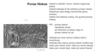 FOJE - &quot;Ponas Niekas&quot;