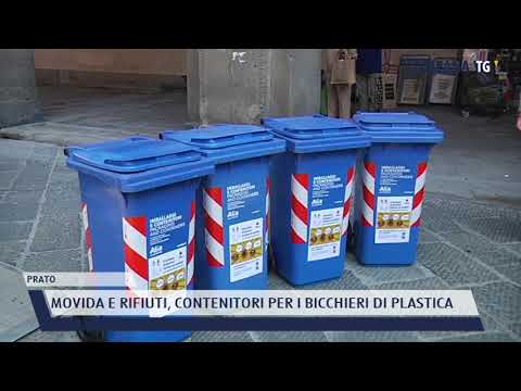 2021-06-10 PRATO - MOVIDA E RIFIUTI, CONTENITORI PER I BICCHIERI DI PLASTICA