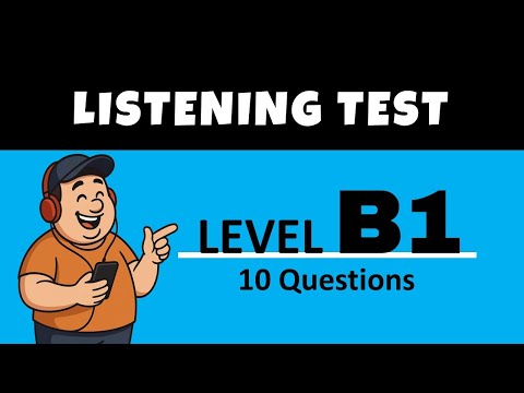 B1 English Listening Test | English Listening Practice Test