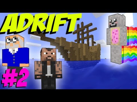 Minecraft: Adrift with Girl on Duty, Kevin and Crowley #2 - GOLD :O