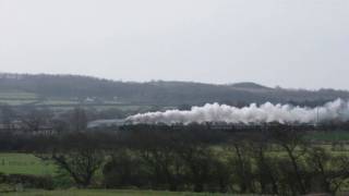 preview picture of video '70013 with The Great Britain III at Carnforth - 9 April 2010 - Day 4'