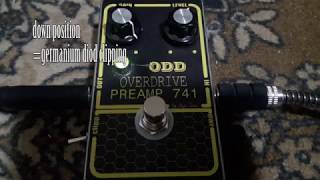 Video thumbnail for ODD Preamp 741(ovedrive and boost) guitar effect by Mojo Gear Fx by Mihail Ivanov