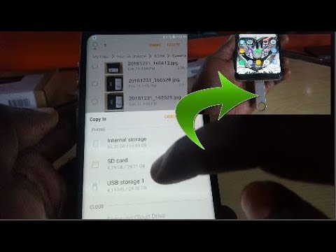 How to Transfer files to a Flash drive connected to Android phone