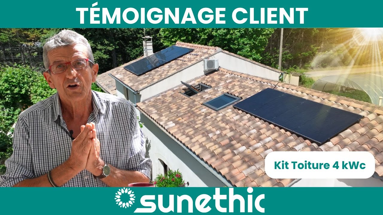 Avis clients Sunethic : kit panneaux solaires toiture 10 Panneaux (4 kWc)