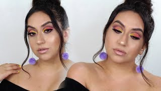Colorful Sunset Make Up Tutorial | First Impressions+Talk Through