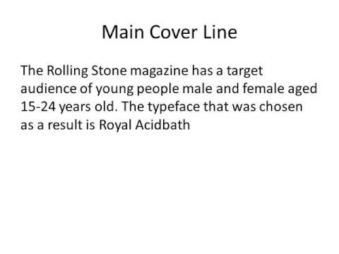 Anatomy of a magazine cover