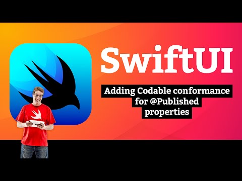 Adding Codable conformance for @Published properties – Cupcake Corner SwiftUI Tutorial 1/9 thumbnail