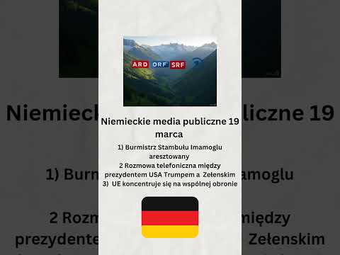 Niemieckie media publiczne 19 marca