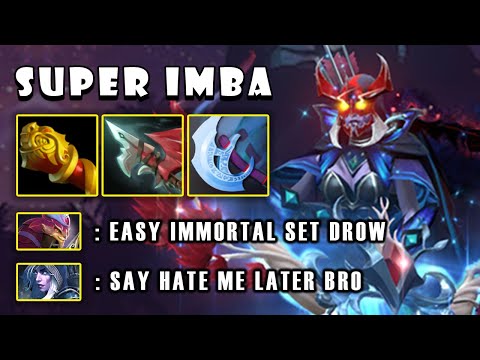 How To Play Immortal Set Drow Ranger with Zero Death | Guides Gameplay - Dota 2 7.27
