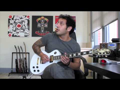 How to play 'Back In Black' by ACDC Guitar Solo Lesson