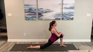 Stretching for the Back - Pilates Mat Class #11(No Props Needed)