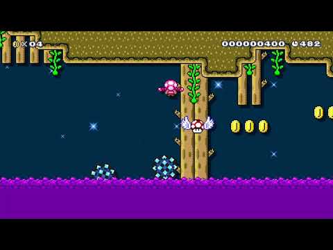 Spike Ball Forest by Pick1e 🍄 Super Mario Maker 2 #ane