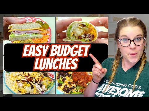 Cheap & Easy BUDGET Lunches | Simple Budget Friendly Lunch Ideas