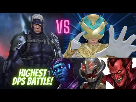 T4 CABLE VS T4 PROFESSOR X - KANG 44 - ULTRON 94 - MEPHISTO 99 (SFX ON) - Marvel Future Fight