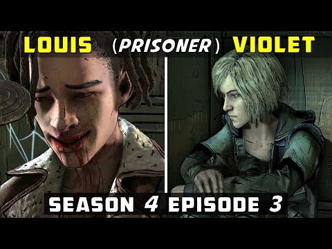 Louis as Prisoner vs Violet as Prisoner | TWD Final Season Episode 3