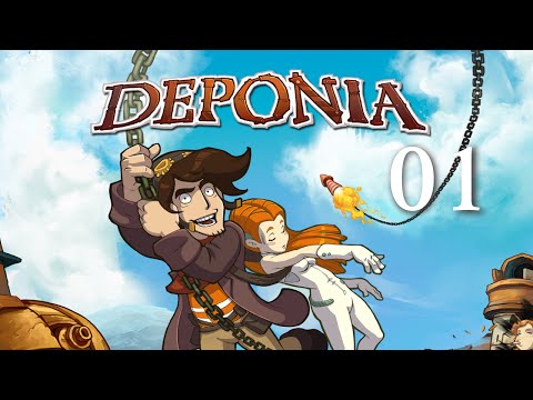 Let's Play Deponia #001 - Der Anfang einer Reise