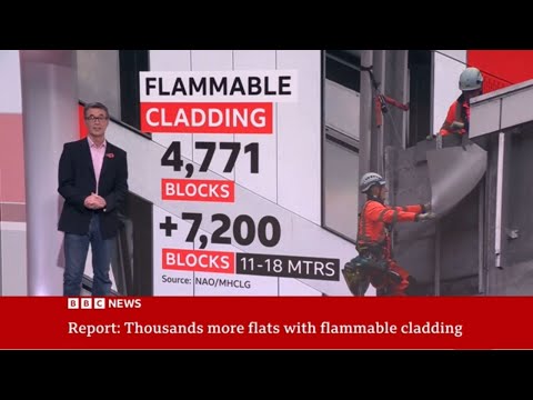 BBC News: Cladding crisis could affect another 7,200 buildings (04/11/24)