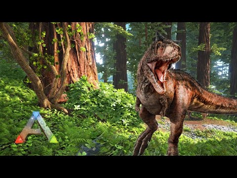 Taming a CARNOTAUR in REDWOOD - ARK LOST ISLAND