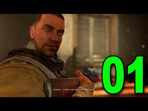 Sniper Elite III - Part 1 - Save Tobruk (Let's Play / Walkthrough / Playthrough on PC)