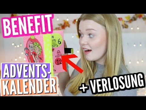 BENEFIT ADVENTSKALENDER 2016 UNBOXING + VERLOSUNG I Meggyxoxo Video