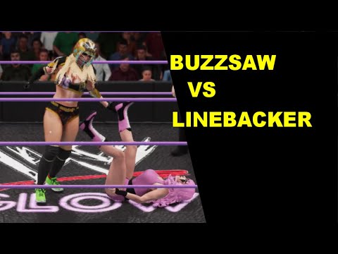 GLOW 1985 Buzzsaw vs the Linebacker